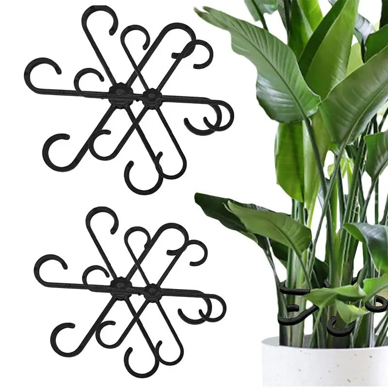4pcs Plant Stem Support Clips for Monstera Alocasia Vine Indoor Outdoor Gardening