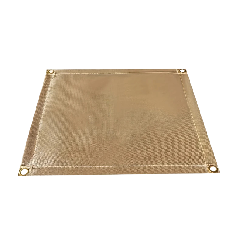 OEM Outdoor BBQ Fire Pit Protective Mat Foldable Camping Ground Cover 30cm x 30cm