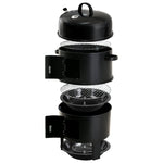 OEM 3-in-1 Charcoal BBQ Smoker, Grill and Roaster with Dual Cooking Grills