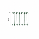 10pcs Plant Support 27cm Stakes Fiberglass Garden Supports for Flowers and Vegetables