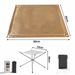 OEM Outdoor Camping Picnic BBQ Mat with Compact Folding Stand 80 x 60cm