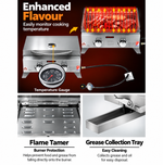 OEM Portable Stainless Steel 2 Burner Gas BBQ with Carry Handle
