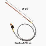 OEM Portable Charcoal Gas Fire Igniter Spray Gun for BBQ, Camping & Firewood Stove 30cm