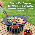 Compact Infrared Outdoor Camping Gas Stove with Built-In Ignition