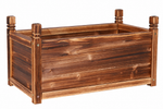 OEM Wooden Raised Planter Box for Vegetable Herb Flower Garden Display 60cm