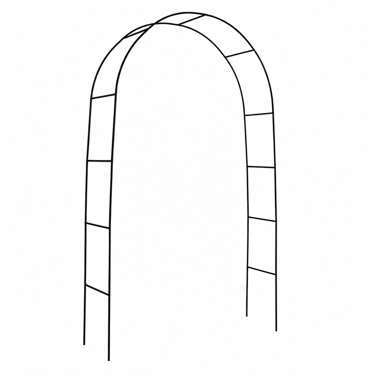 OEM Metal Garden Archway Trellis for Climbing Plants Outdoor Patio 240cm