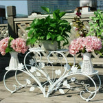 OEM Classic White Tall Plant Stand Art Flower Pot Holder Rack Planter Outdoor Indoor Patio 2pcs