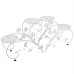 OEM Classic White Tall Plant Stand Art Flower Pot Holder Rack Planter Outdoor Indoor Patio 2pcs