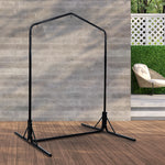 OEM Freestanding Steel Hammock Chair Stand Black 140 x 205 cm