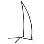 OEM A-Frame Freestanding Steel Hammock Chair Stand Black 110 x 210cm