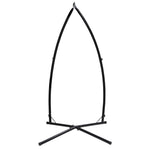 OEM A-Frame Freestanding Steel Hammock Chair Stand Black 110 x 210cm
