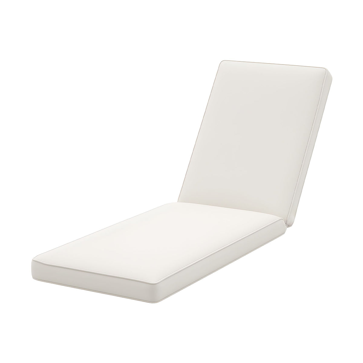 OEM Outdoor Chaise Lounge Cushion Beige Foldable Sunbed Chair Pad 183 x 54 cm