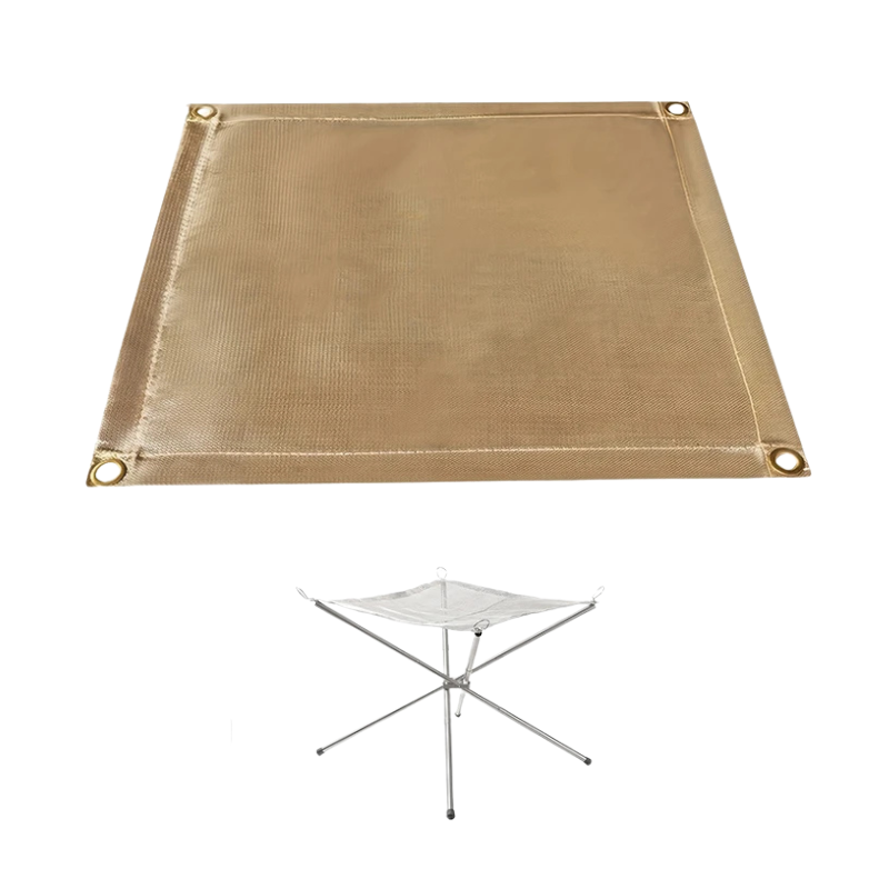 OEM Outdoor Camping Picnic BBQ Mat with Compact Folding Stand 80 x 60cm
