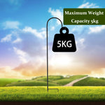 OEM Metal Garden Shepherd Hooks 90cm for Plant Baskets Lanterns & Bird Feeders 8 Pack