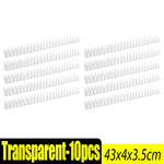 Flexible Bird Deterrent Spikes for Garden Window Fence Roof and Balcony Transparent 10PCS