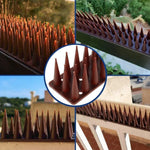 Bird Spikes Fence Wall Anti Climb Strips for Birds Cats Outdoor Deterrent 12PCS
