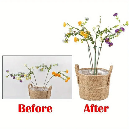 10pcs Plant Support 17cm Stakes Fiberglass Garden Supports for Flowers and Vegetables