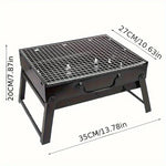 OEM Portable Stainless Steel Charcoal BBQ Grill Mini Outdoor Cooking Kit