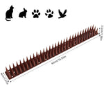 Bird Spikes Fence Wall Anti Climb Strips for Birds Cats Outdoor Deterrent 12PCS