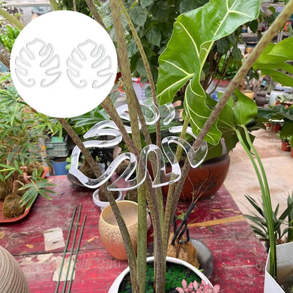 10PCS Monstera Leaf Plant Support Stake Decorative Garden Support for Indoor Outdoor Plants