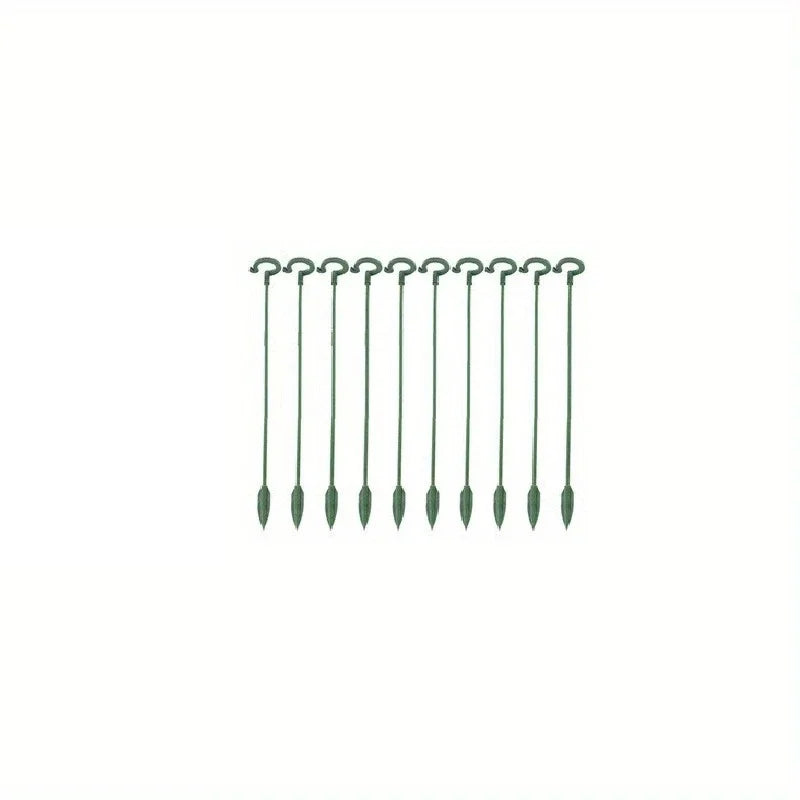 10pcs Plant Support 27cm Stakes Fiberglass Garden Supports for Flowers and Vegetables