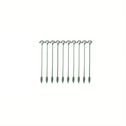 10pcs Plant Support 27cm Stakes Fiberglass Garden Supports for Flowers and Vegetables