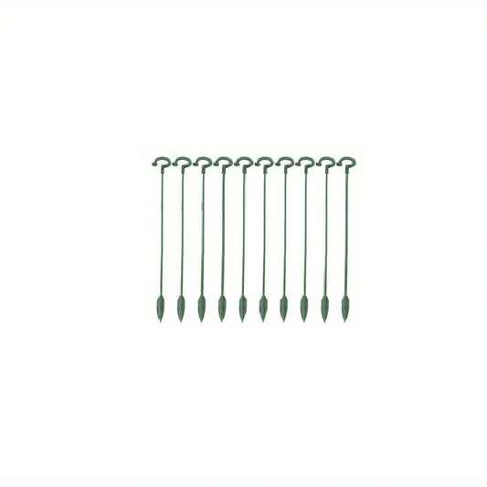 10pcs Plant Support 27cm Stakes Fiberglass Garden Supports for Flowers and Vegetables