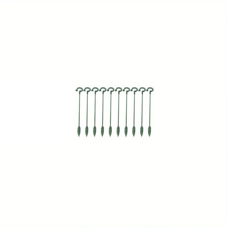 10pcs Plant Support 17cm Stakes Fiberglass Garden Supports for Flowers and Vegetables