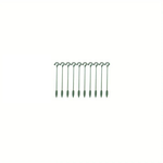 10pcs Plant Support 17cm Stakes Fiberglass Garden Supports for Flowers and Vegetables