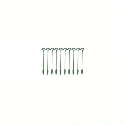 10pcs Plant Support 17cm Stakes Fiberglass Garden Supports for Flowers and Vegetables