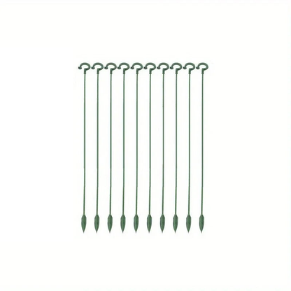 10pcs Plant Support 37cm Stakes Fiberglass Garden Supports for Flowers and Vegetables