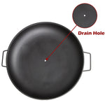 Portable Steel Outdoor Fire Pit 60cm Wood and Charcoal Burning Bowl