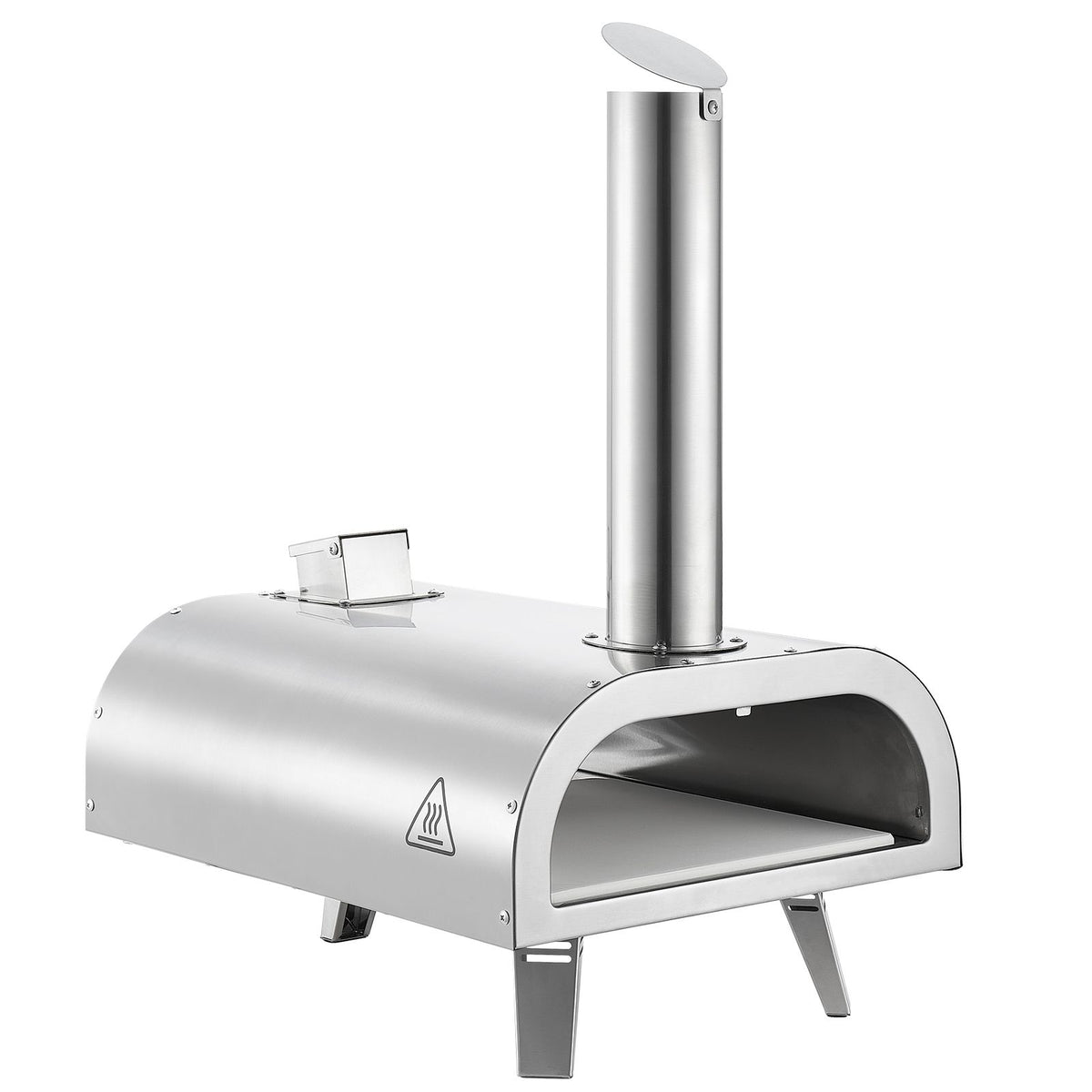 OEM Portable Pizza Oven with Built-In Thermometer for Outdoor Cooking 12-Inch