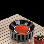 Compact Infrared Outdoor Camping Gas Stove with Built-In Ignition