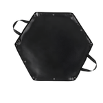 OEM Foldable Hexagonal Fire Pit Mat Heat Resistant Outdoor Protector 64 x 57cm