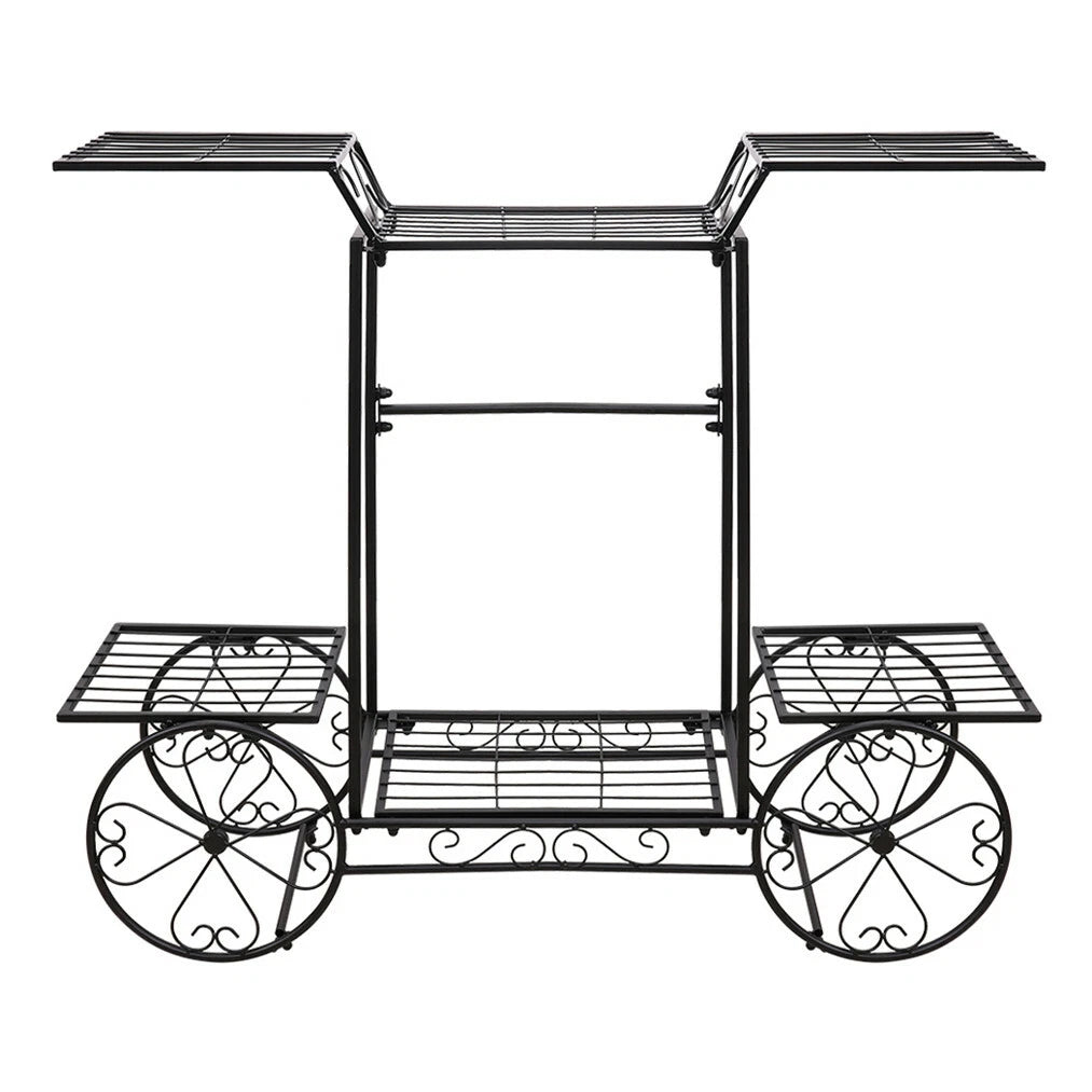 Large 6 Tier Metal Plant Shelf Multi Layer Flower Pot Holder for Patio Living Room Balcony